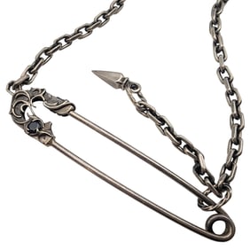 Vintage Sterling Art Nouveau Chain Pin