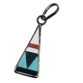 Zuni Sterling Pendant 1.02 G