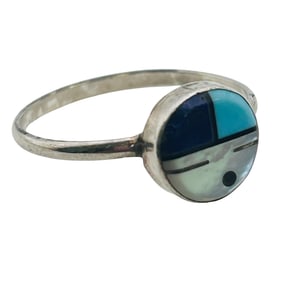 Zuni Sterling Ring Size 8, 1.1 G