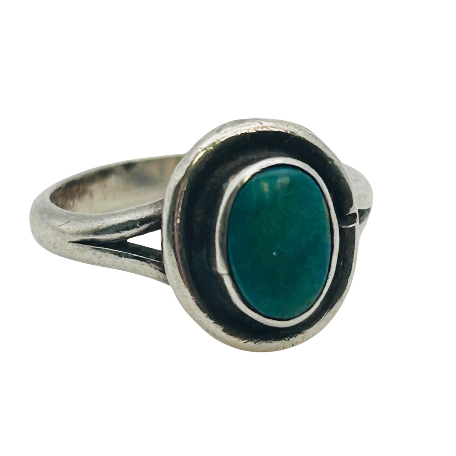 Navajo Sterling Turquoise Ring 2.2 G (1 of 7)