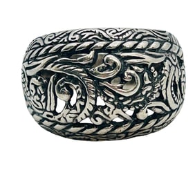 Carolyn Pollack, Sterling Dome Ring Size 10, 9.46 G