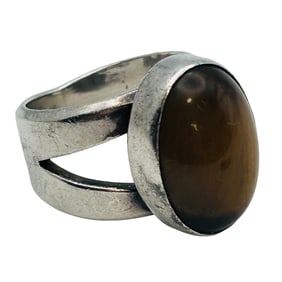 Southwest Tigers Eye Ring Size 6, 11.25 G