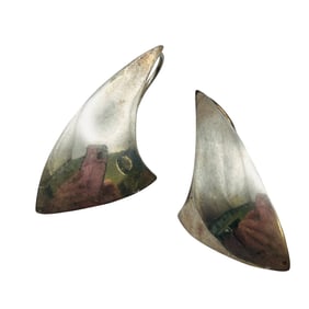 TAXCO TC -100 Mexico CCV Hook Earrings 6.48 G