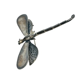 TAXCO Mexico, Dragonfly Brooch 15.6g