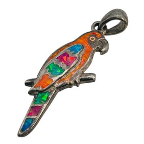 950 Silver Mexico, Sterling McCaw Bird Pendant 4.2 G