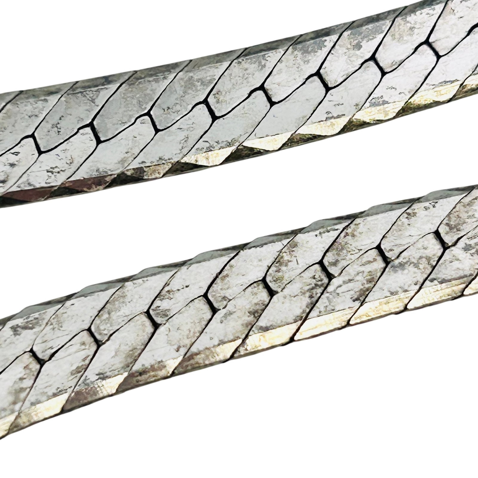 Italy Omega Sterling Chain Necklace, 22.7g: Italy omega sterling chain necklace 22.7g