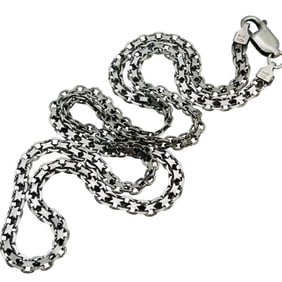 Italy, Sterling Byzantine Chain Necklace 10 G