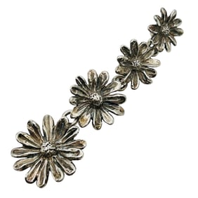 Giovanni Raspini Sterling Graduated Flower Pendant 8.39 G