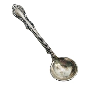Fine Arts Sterling Spoon Brooch 4.74 G