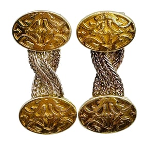 Italy, Sterling Dangle Earrings 7.31 G