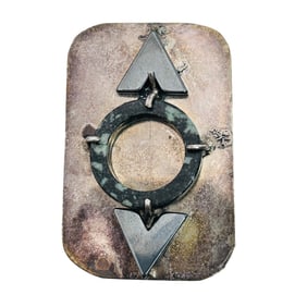 Southwest Sterling Large Pendant 23.63 G