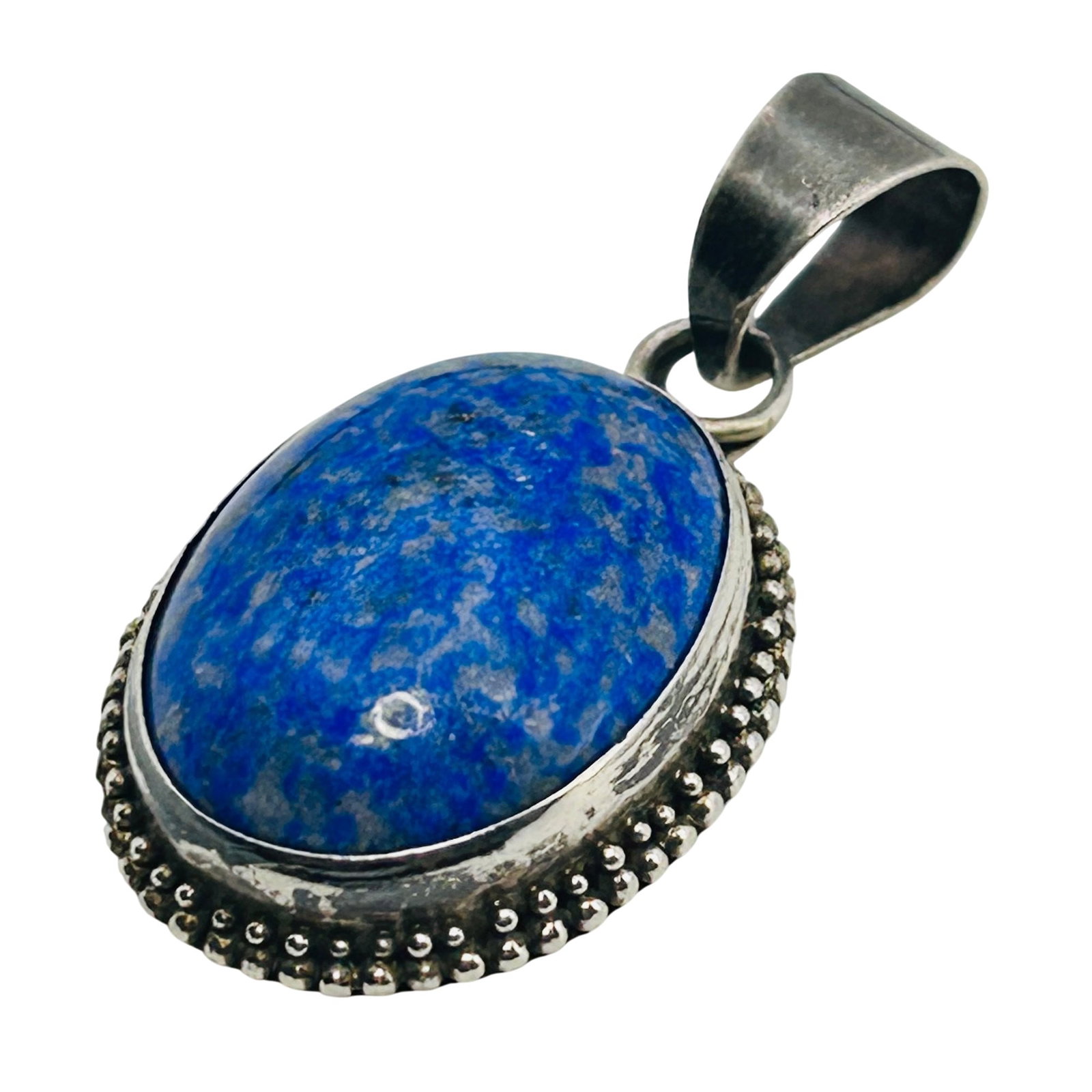 Southwest Lapis Lazuli Sterling Pendant 5.9 G: Southwest lapis lazuli Sterling pendant 5.9 g