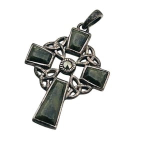 Ireland, Emerald Sterling Pendant 4.72 G