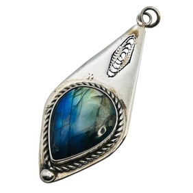 MBF Labradorite Sterling Pendant 16.1 G