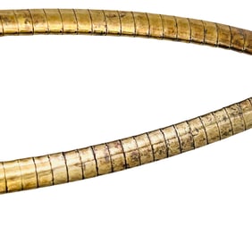 MILOR Italy, 16 Inch Omega Chain Necklace 18 G