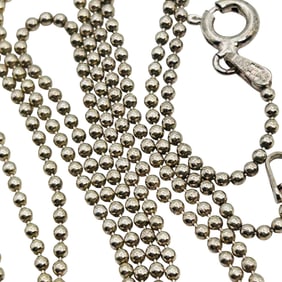 Italy 22 Bead Chain Necklace 4.34 G