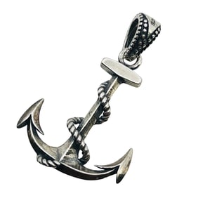 Sterling Anchor Pendant 4.5 G
