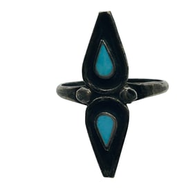Southwest Turquoise Ring 2.12 G, Size 7