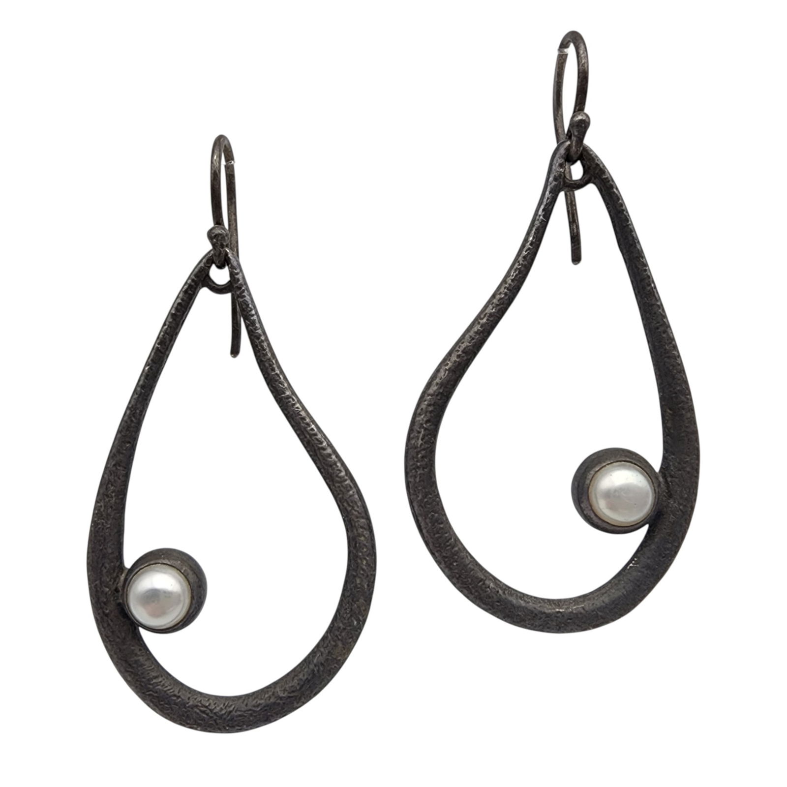 Silpada Sterling Silver Pearl Earrings (1 of 4)