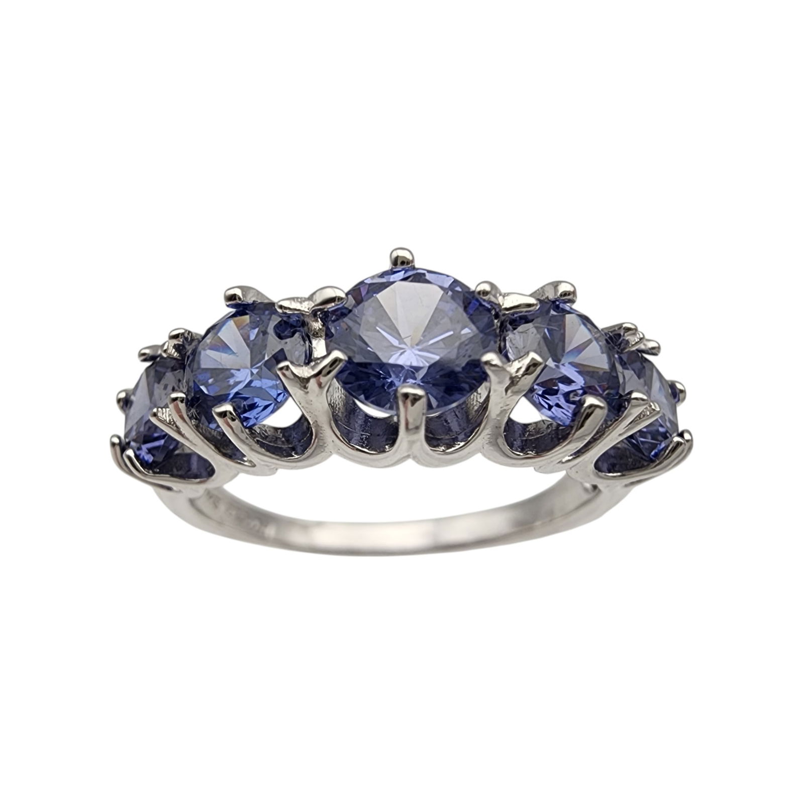 Sterling Silver Iolite Ring Sz 9 (1 of 8)