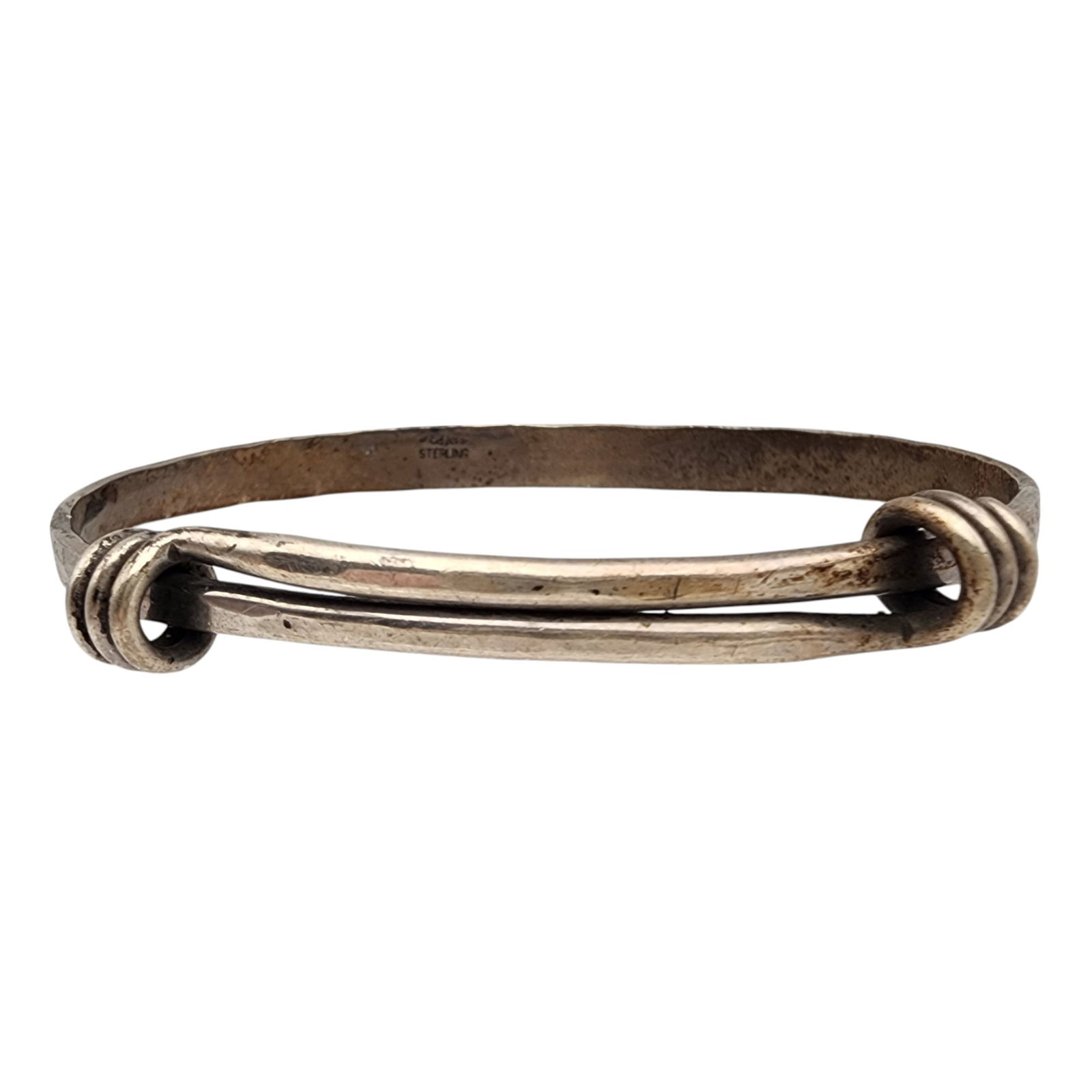 Ed Levin Sterling Signature Heirloom Slider Bracelet: Ed Levin Sterling Signature Heirloom Slider Bracelet, 13.1g