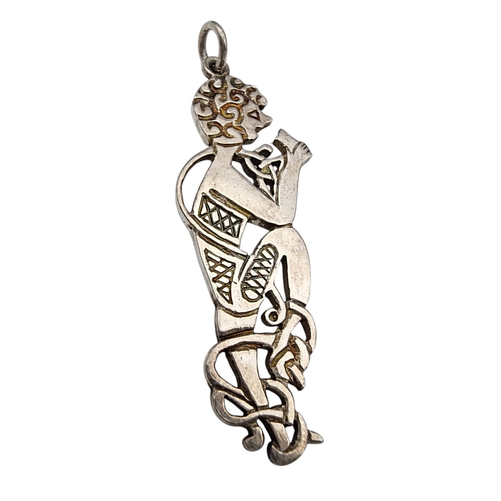 Vintage St. Arnaud Creake Ireland Sterling Celtic Pendant: Vintage Sterling Silver Hammond Creake & Co aka Saint Arnaud Creake Ireland Celtic Pendant, 2.7g