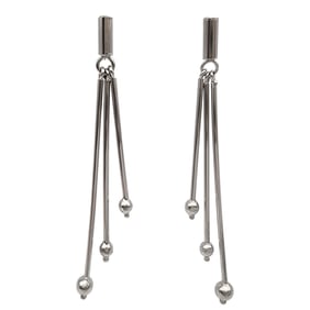 Sterling Silver Bar Dangle Earrings