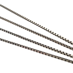 Sterling Silver Box Chain Necklace