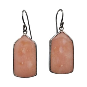 Sterling Silver Rose Quartz Earrings
