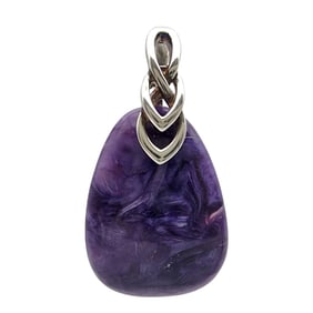 Sterling Silver Charoite Pendant