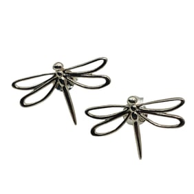 BOMA Sterling Dragonfly Stud Earrings, 1.36 G