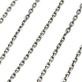 ITALY Sterling Cable Chain Necklace, 1.82 G