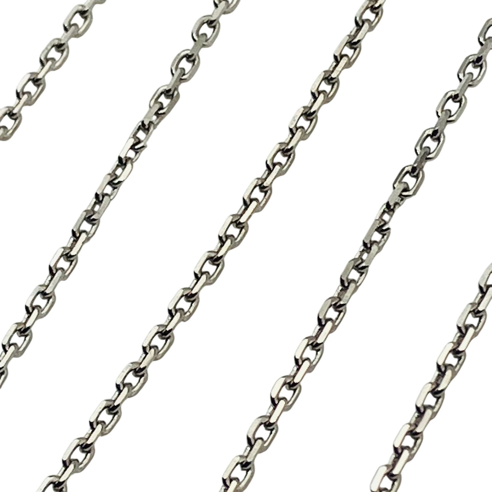 ITALY Sterling Cable Chain Necklace, 1.82 G (1 of 5)