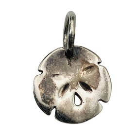 BARCNI, Sterling Sand Dollar Pendant, 1.25 G