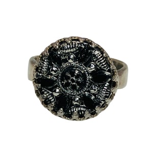 Sterling Unique Statement Ring, Size 6, 3.50 G