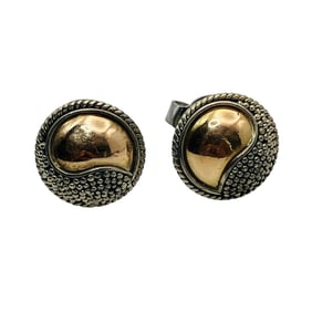 Sterling Stud Earrings, 1.19 G