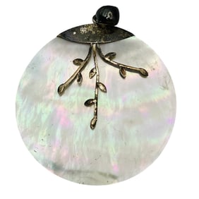 MOTHER OF PEARL Sterling Pendant, 8.20 G
