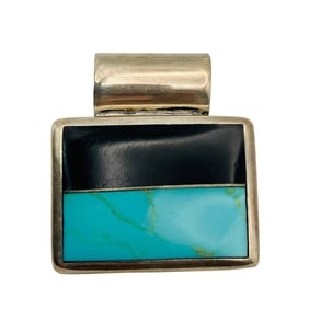 TURQUOISE Sterling Pendant, 19.50 G