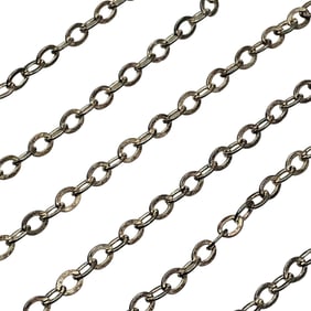 Sterling Cable Chain Necklace, 2.49 G