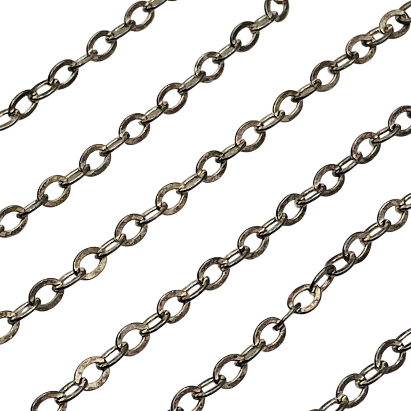 Sterling Cable Chain Necklace, 2.49 G (1 of 4)
