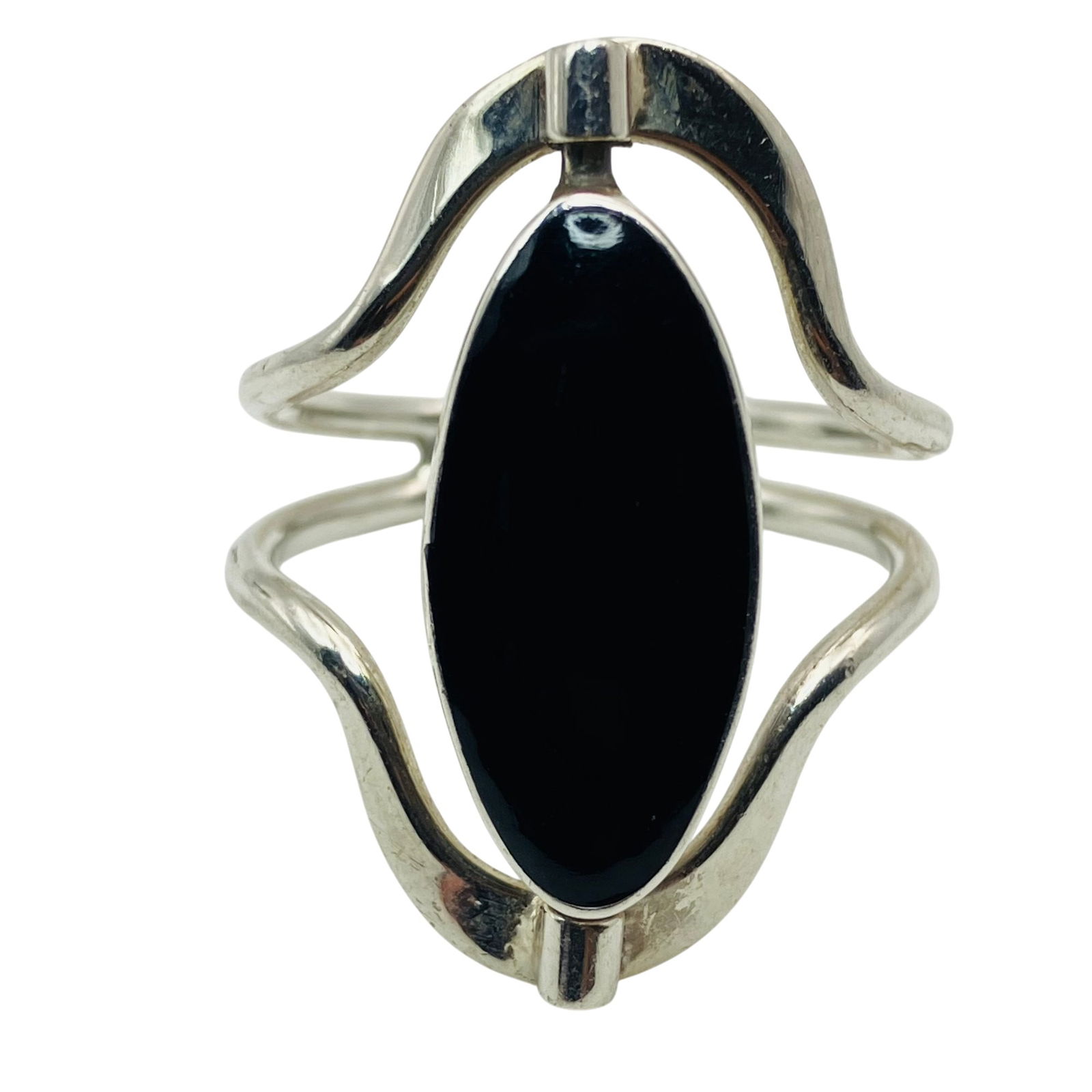 ATI, MEXICO Sterling Spinning Ring, Size 8, 4.50 G (1 of 6)