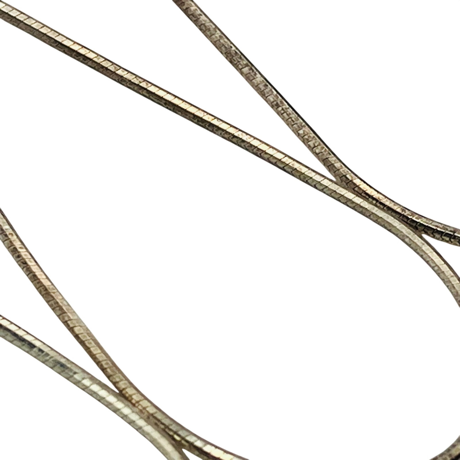 Sterling Snake Chain Necklace, 2.16 G: Sterling snake chain necklace 2.16 g
