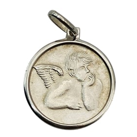 R1D Sterling Angel Pendant, 2.23 G