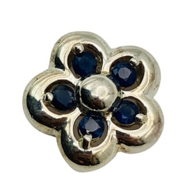 SPINEL Sterling Flower Pendant, 3.05 G