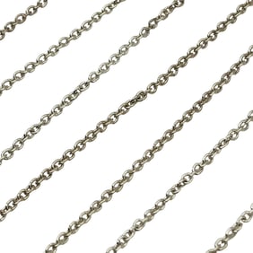 Sterling Cable Chain Necklace, 1.00 G