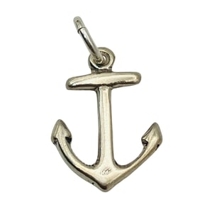 Sterling Anchor Pendant, 0.61 G