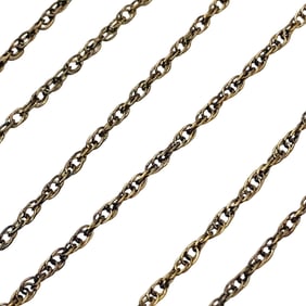 Sterling Rope Chain Necklace, 1.00 G