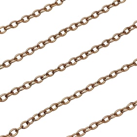 Sterling Cable Chain Necklace, 1.15 G