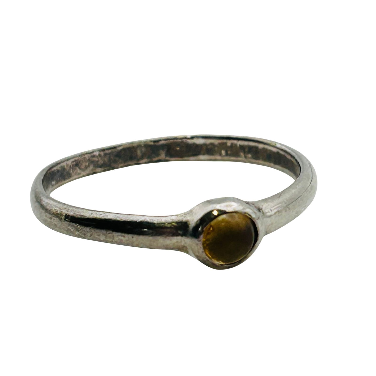 Citrine Sterling Ring Size 9, 1.52 G (1 of 8)