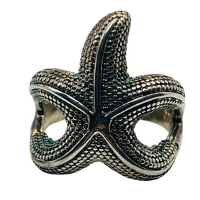 Sterling Starfish Ring, Size 7.5, 5.77 G